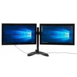 24" Dual Screen All-In-One Quad Core Flat Screen Computer (TL2700D) - Front